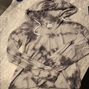 Pink Victoria’s Secret tie dye pullover shirt